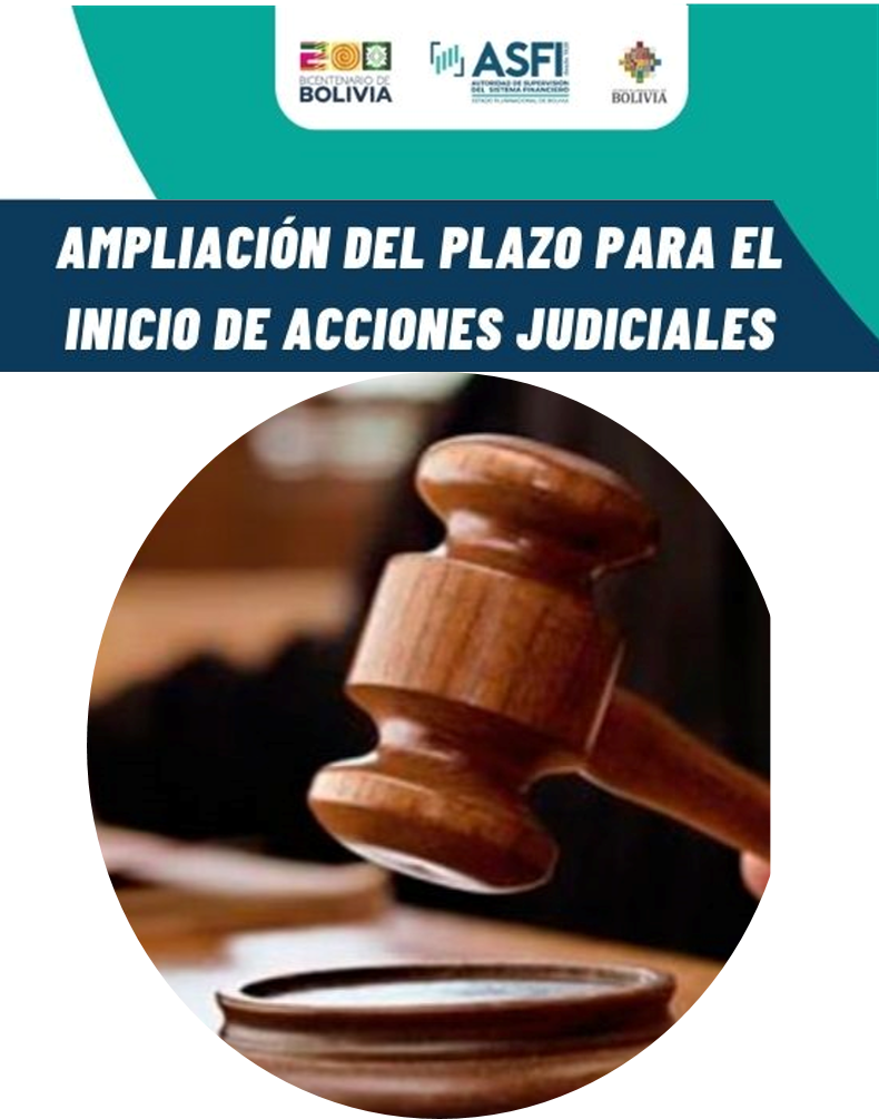 ampliación del plazo para el inicio de acciones judiciales